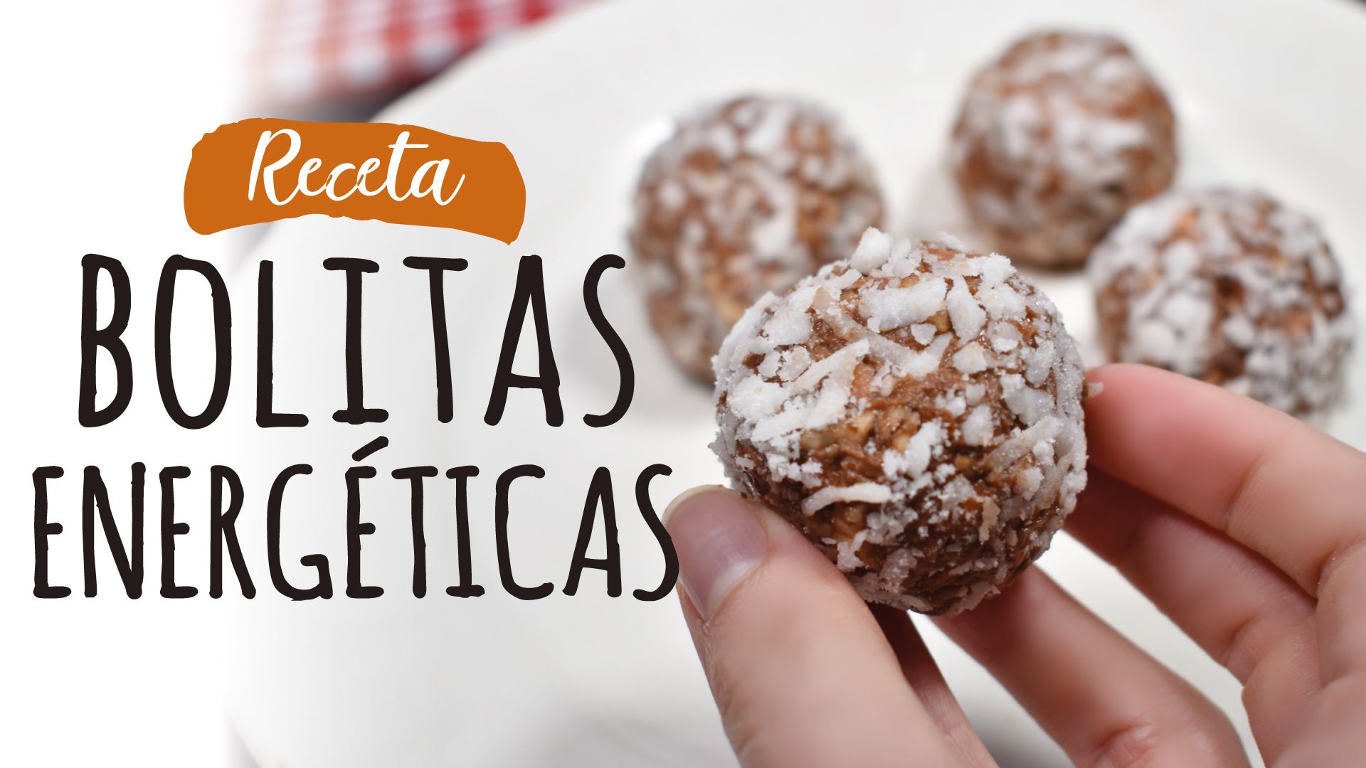 ¡Delicioso snack saludable! Bolitas energéticas en 5 minutos