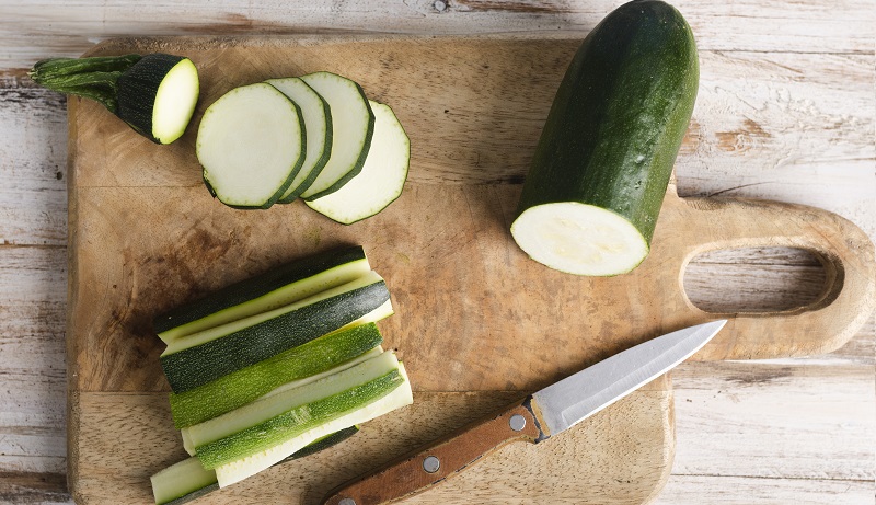 zucchini en tabla